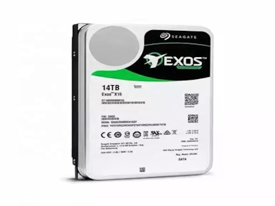 Seagate Exos X16,14 Тб,Корпоративный Внутренний Жесткий Диск,Sata,3,5 ",Для Бизнеса И Центра Данных St14000nm002g